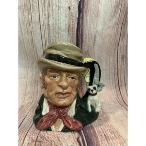 Rare Royal Doulton Bill Sikes Character Toby Jug D6981 with Certificate SU614